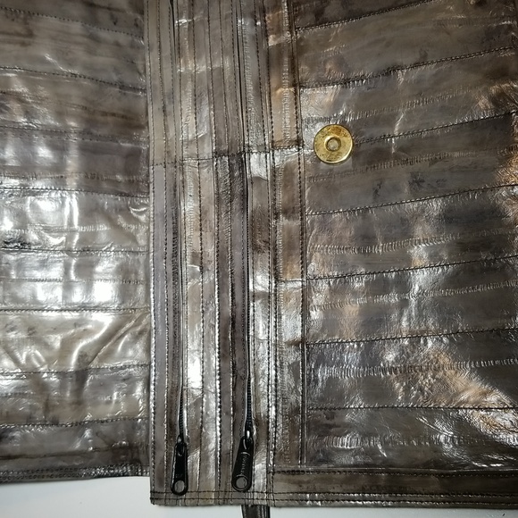 EEL Skin leather, buttery soft, women's crossbody, shoulder bag, - Picture 2 of 9